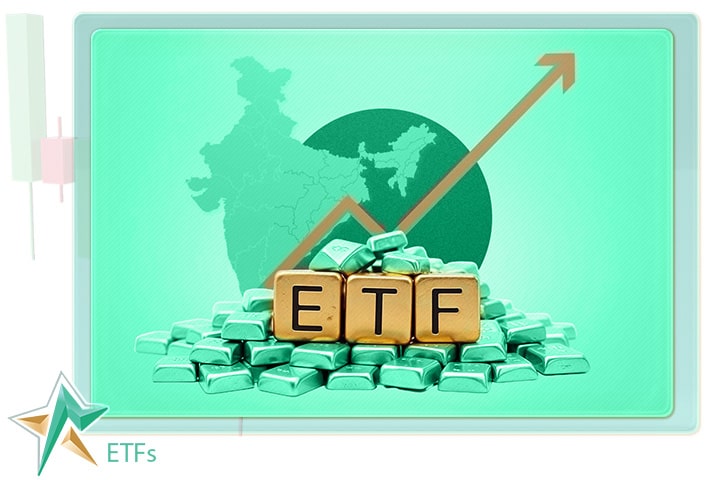 صندوقهای ETF مانند GLD (مربوط به طلا)